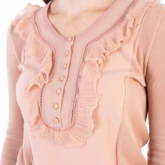 SONIA BY SONIA RYKIEL SALMON BLOUSE | WOMENS SIZE S - Picture 5 of 5